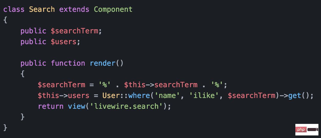 无需JS, 用 Laravel Livewire构建实时搜索功能