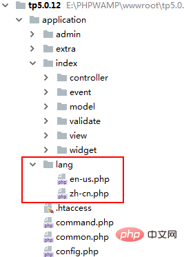 thinkphp5多语言怎么切换