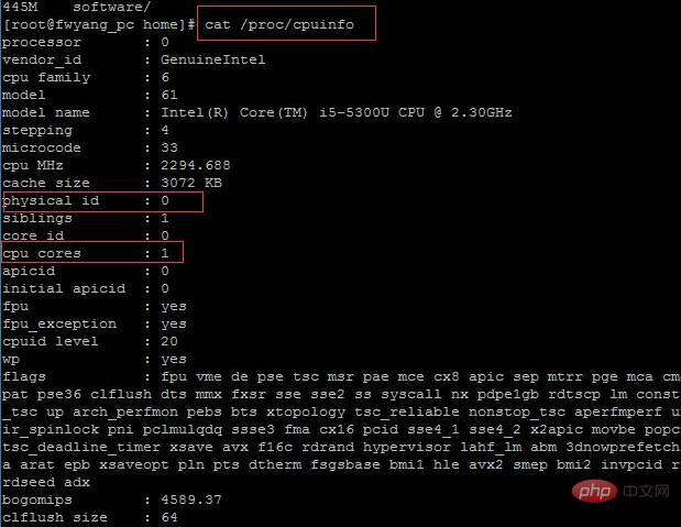 linux怎么查看cpu是几核