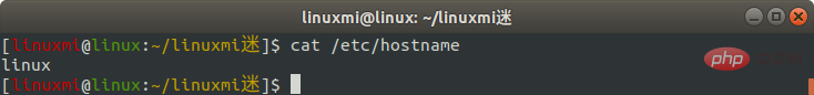 linux中cat命令怎么用