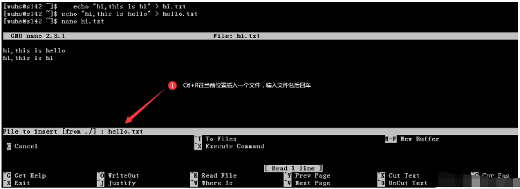 Linux nano命令如何使用