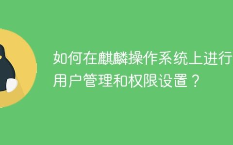 如何在麒麟操作系统上进行多用户管理和权限设置？