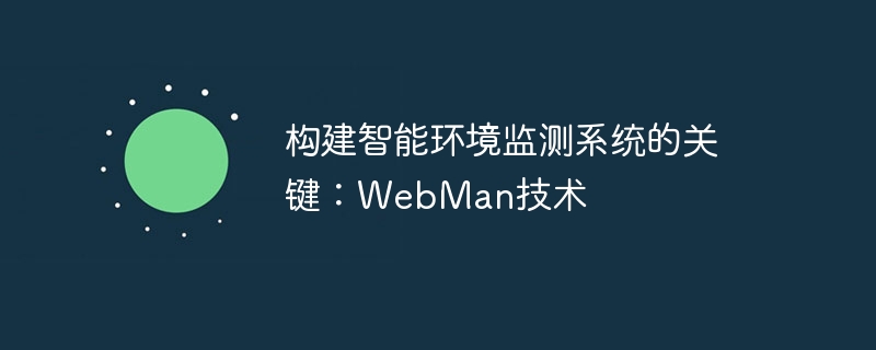 构建智能环境监测系统的关键:webman技术