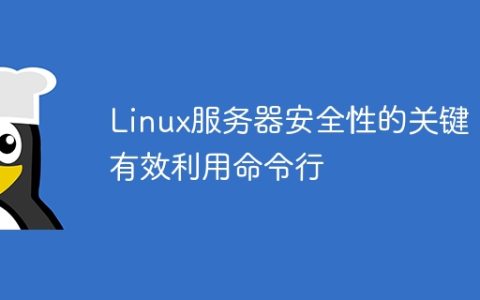 Linux服务器安全性的关键：有效利用命令行