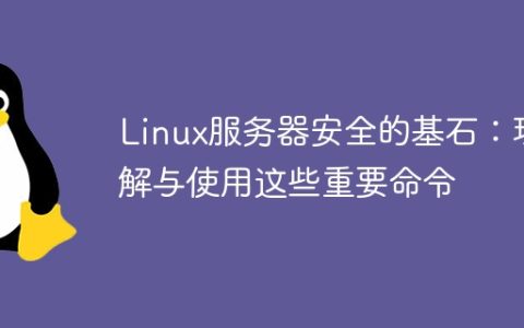 Linux服务器安全的基石：理解与使用这些重要命令