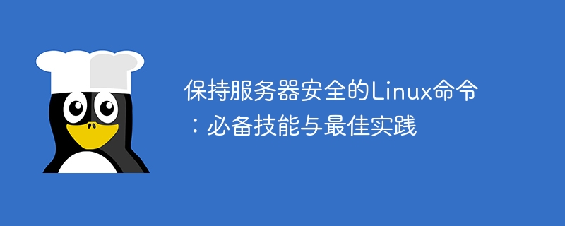 保持服务器安全的linux命令:必备技能与最佳实践