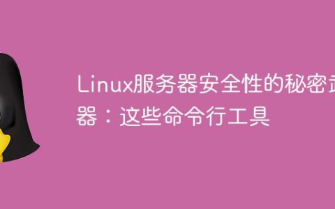 Linux服务器安全性的秘密武器：这些命令行工具