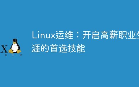Linux运维：开启高薪职业生涯的首选技能