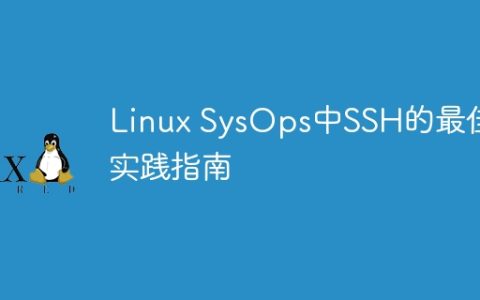 Linux SysOps中SSH的最佳实践指南