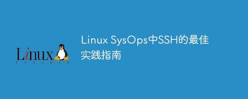 linux sysops中ssh的最佳实践指南