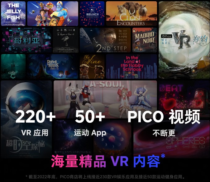 PICO 4 VR一体机评价:以充满活力的内容生态为重点