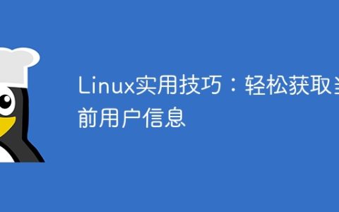 Linux用户信息获取技巧：简单获取当前用户信息