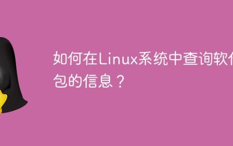 Linux系统中如何获取软件包信息？
