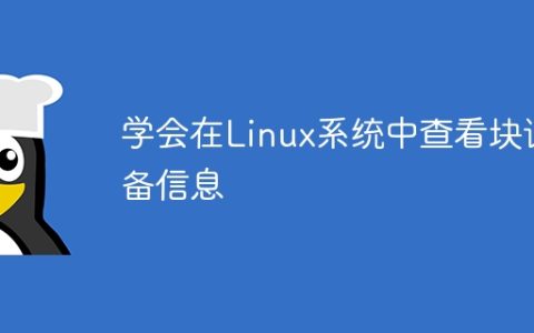 学会在Linux系统中查看硬盘信息