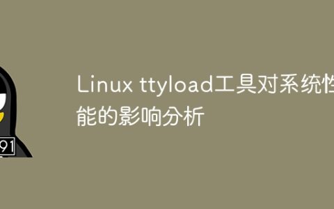 评估Linux系统性能的ttyload工具使用效果