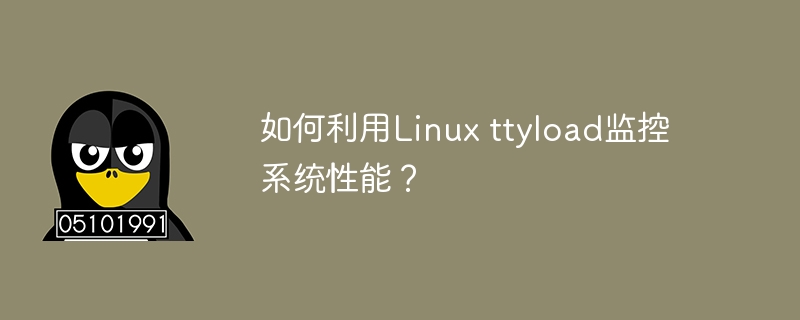如何利用linux ttyload监控系统性能?