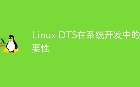 Linux DTS在系统开发中的重要性
