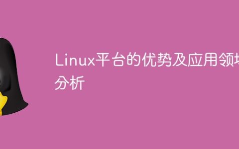Linux平台的优势及应用领域分析