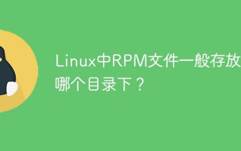 Linux中RPM文件一般存放在哪个目录下？
