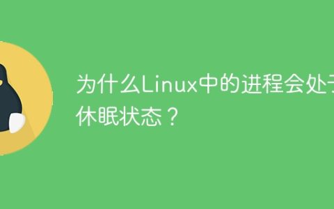 为什么Linux中的进程会处于休眠状态？