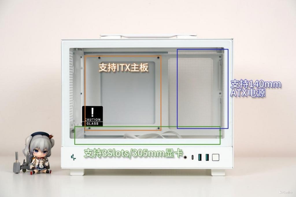 纯白便携 ITX 机箱 九州风神 CH160 试装体验