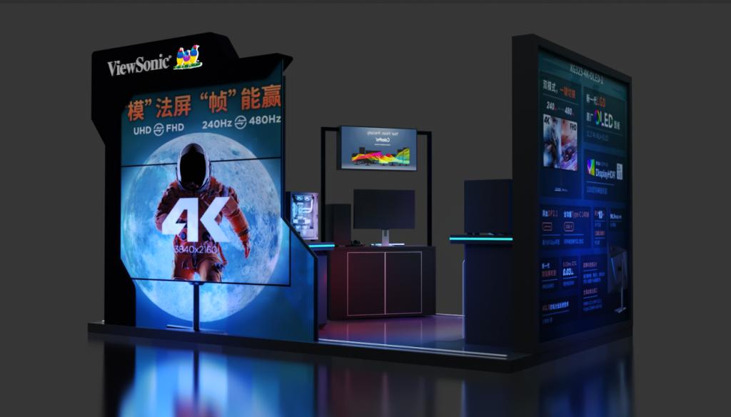 优派携惊艳 8K 大屏亮相 ChinaJoy2024