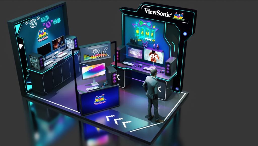 优派携惊艳 8K 大屏亮相 ChinaJoy2024