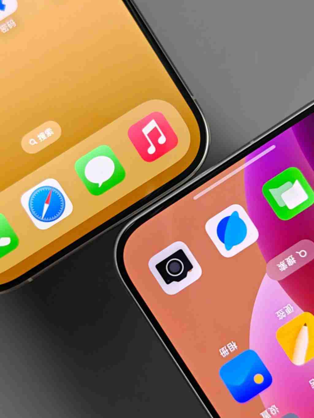 刘作虎晒 findx8 真机照 对比 iphone 傻傻分不清?