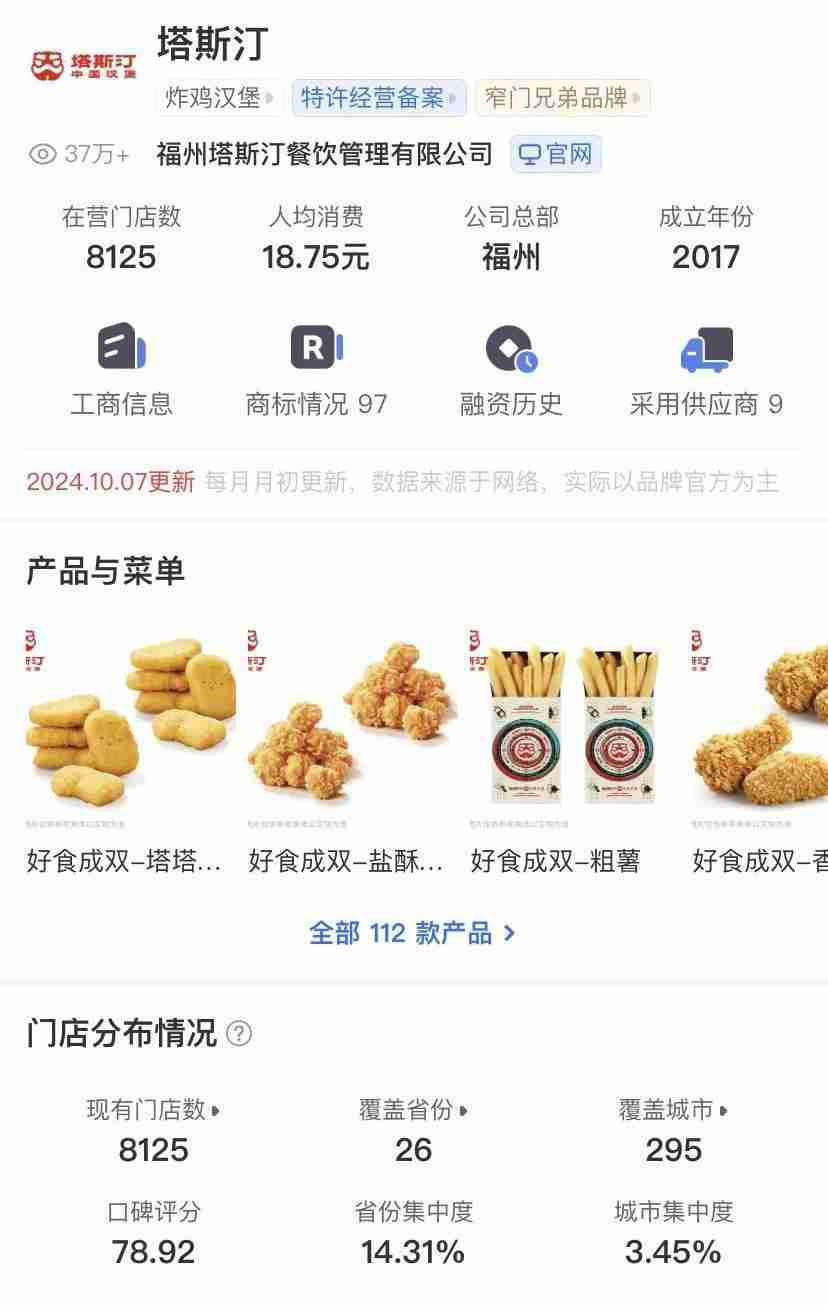 再现生鸡肉,开店超8000家的塔斯汀被食安问题“难住了”