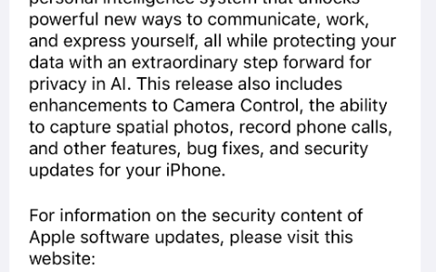 iOS 18.1RC版本关闭验证啦！