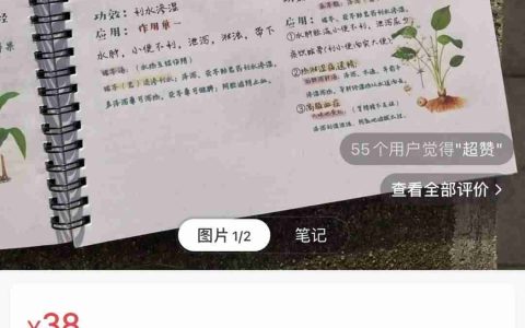 在小红书上卖中药笔记，卖了4.3w+