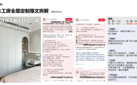 小红书前中后期投放全流程