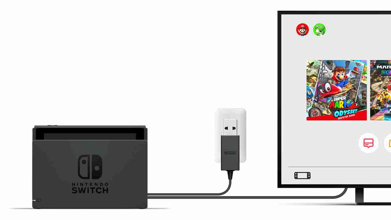 任天堂switch如何连接电视方法 ns底座电视使用教程