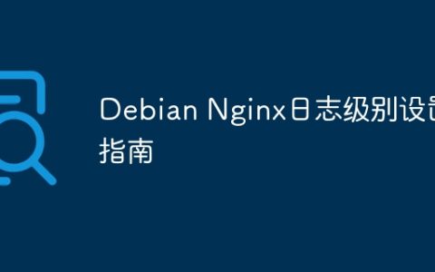 Debian Nginx日志级别设置指南