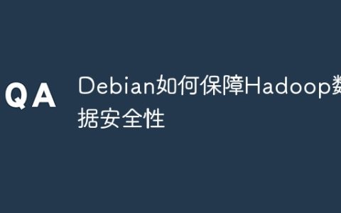 Debian如何保障Hadoop数据安全性