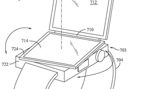 苹果获可折叠 Apple Watch 新专利 配备内外双摄像头