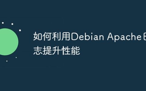 如何利用Debian Apache日志提升性能