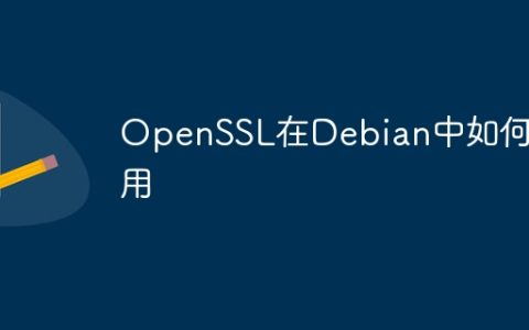 OpenSSL在Debian中如何使用