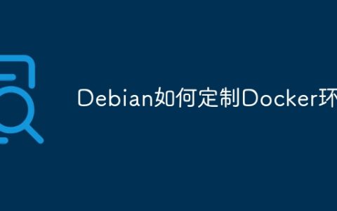 Debian如何定制Docker环境