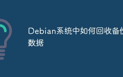 Debian系统中如何回收备份数据