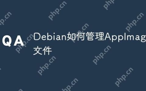 Debian如何管理AppImage文件