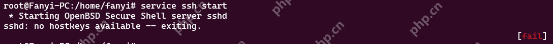 问题随记 —— 【Linux】sshd:no hostkeys available -- exiting.
