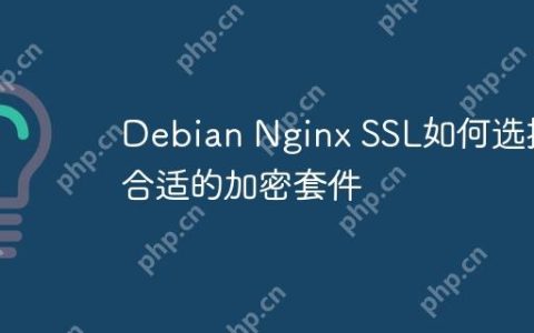 Debian Nginx SSL如何选择合适的加密套件
