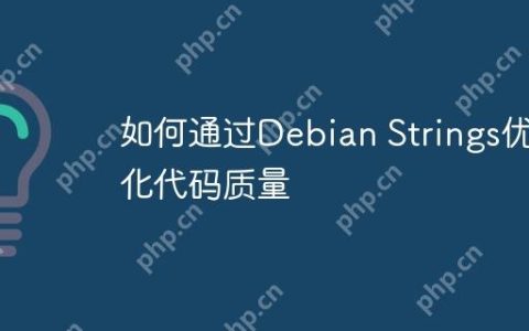 如何通过Debian Strings优化代码质量