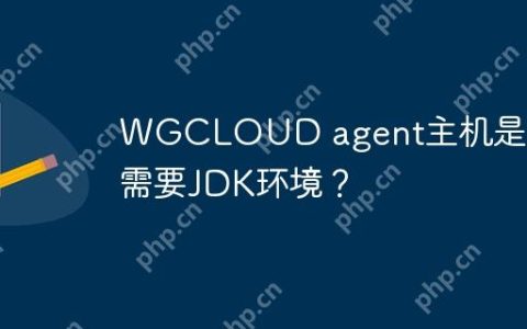 WGCLOUD agent主机是否需要JDK环境？