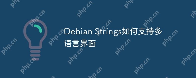 debian strings如何支持多语言界面