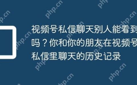 视频号私信聊天别人能看到吗？你和你的朋友在视频号私信里聊天的历史记录