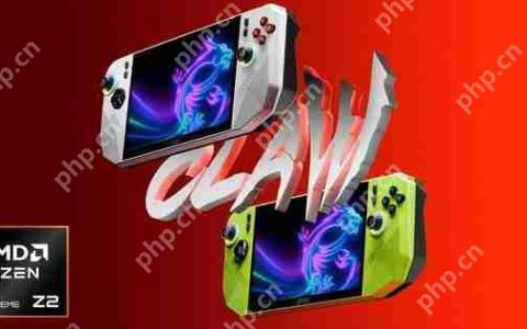 微星发布 Claw A8 BZ2EM 游戏掌机 搭载 AMD Z2 Extreme