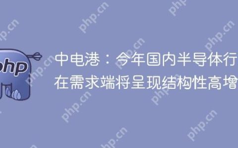 中电港：今年国内半导体行业在需求端将呈现结构性高增长