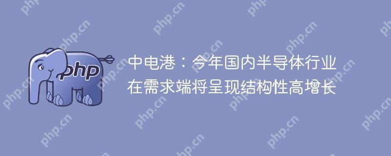 中电港:今年国内半导体行业在需求端将呈现结构性高增长